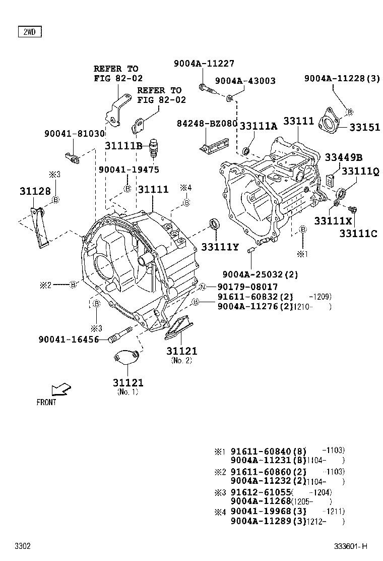  LITE TOWNACE |  CLUTCH HOUSING TRANSMISSION CASE MTM