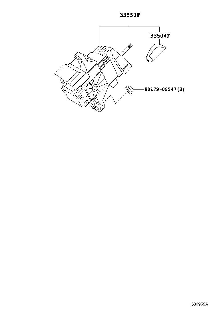  HS250H |  SHIFT LEVER RETAINER
