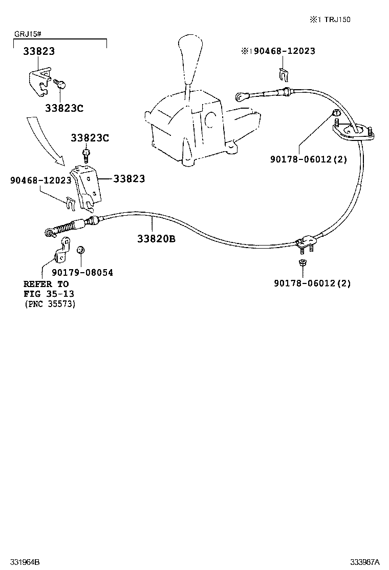  LAND CRUISER PRADO |  SHIFT LEVER RETAINER