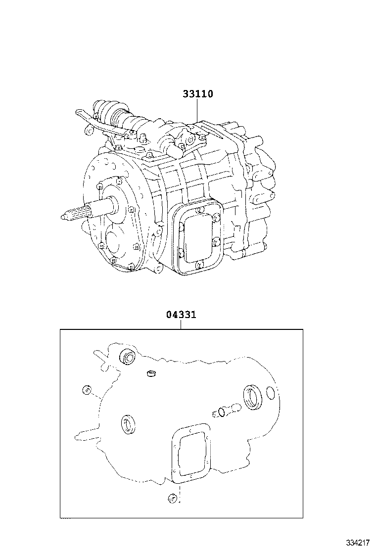  DYNA TOYOACE |  TRANSAXLE OR TRANSMISSION ASSY GASKET KIT MTM