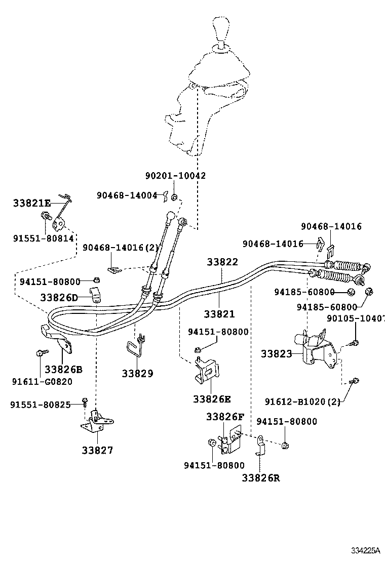  DYNA TOYOACE |  SHIFT LEVER RETAINER