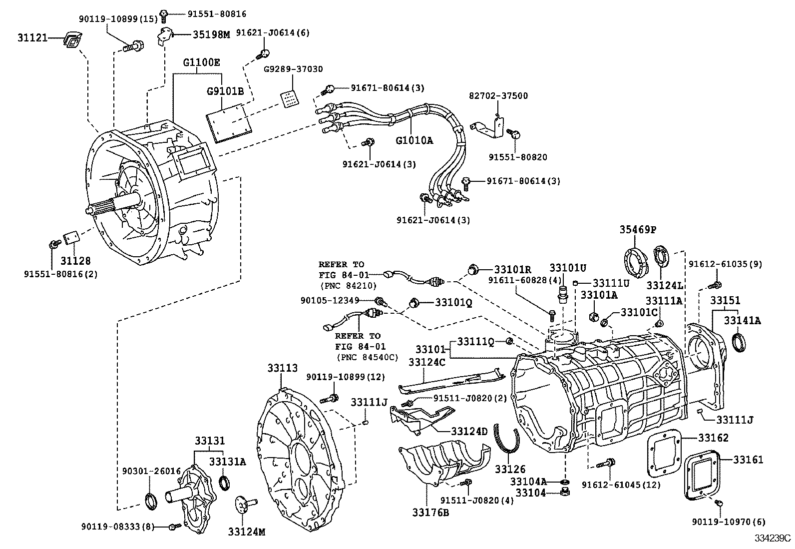  DYNA TOYOACE HV |  CLUTCH HOUSING TRANSMISSION CASE MTM