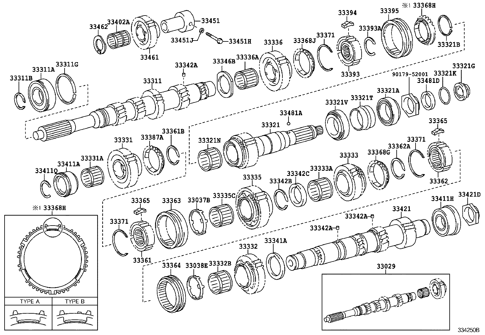 DYNA TOYOACE HV |  TRANSMISSION GEAR MTM