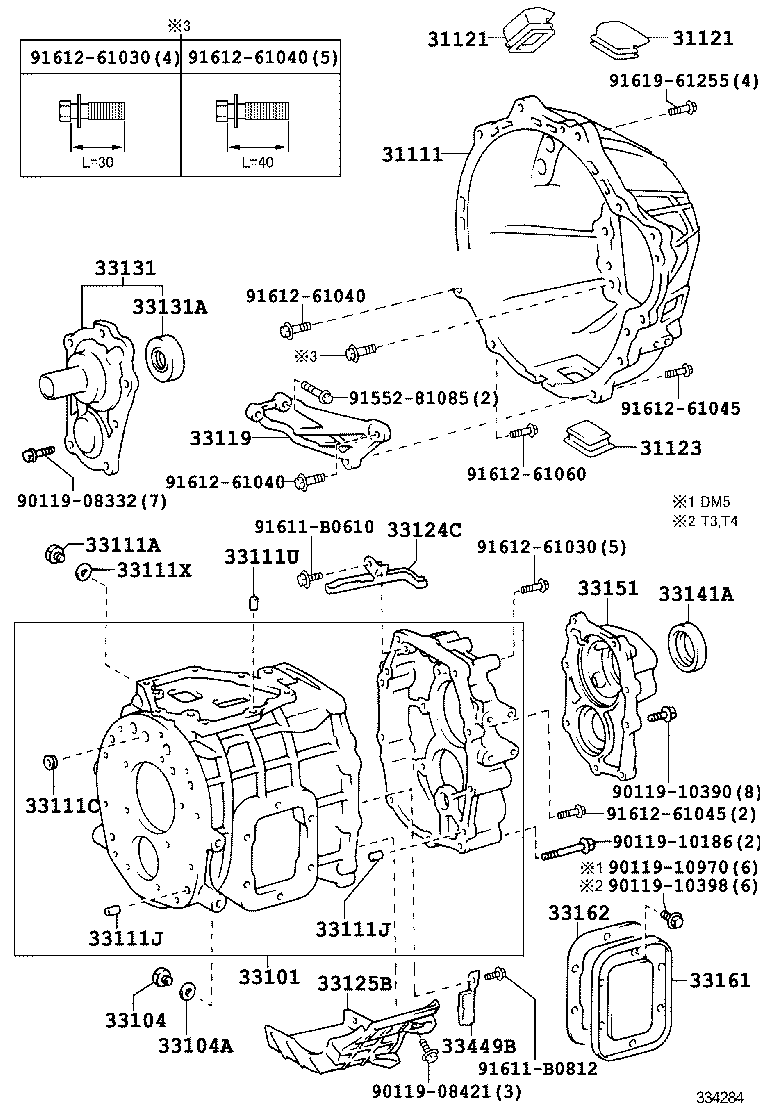  DYNA TOYOACE |  CLUTCH HOUSING TRANSMISSION CASE MTM