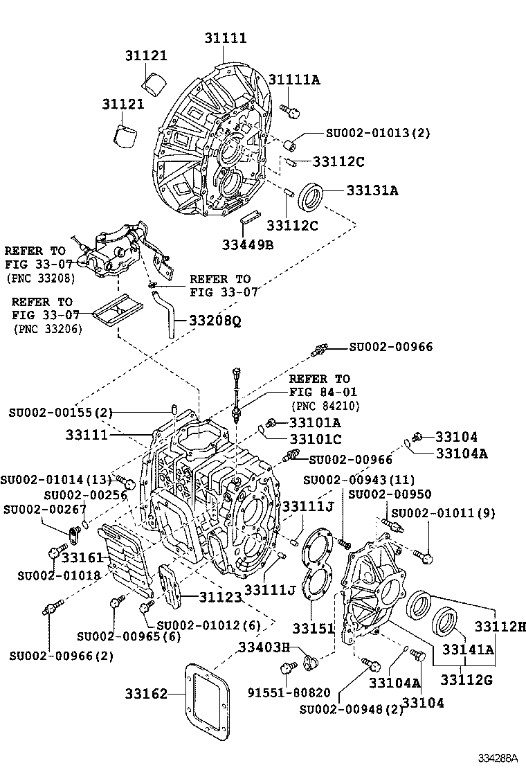  DYNA TOYOACE |  CLUTCH HOUSING TRANSMISSION CASE MTM