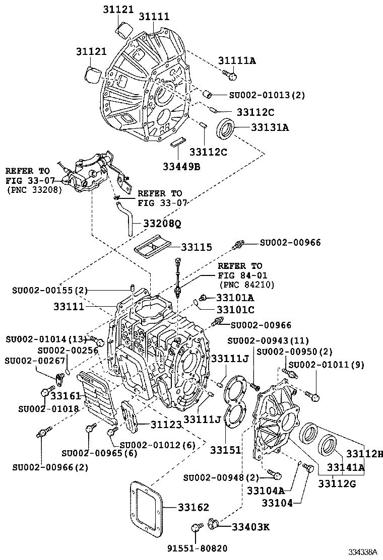  DYNA TOYOACE |  CLUTCH HOUSING TRANSMISSION CASE MTM