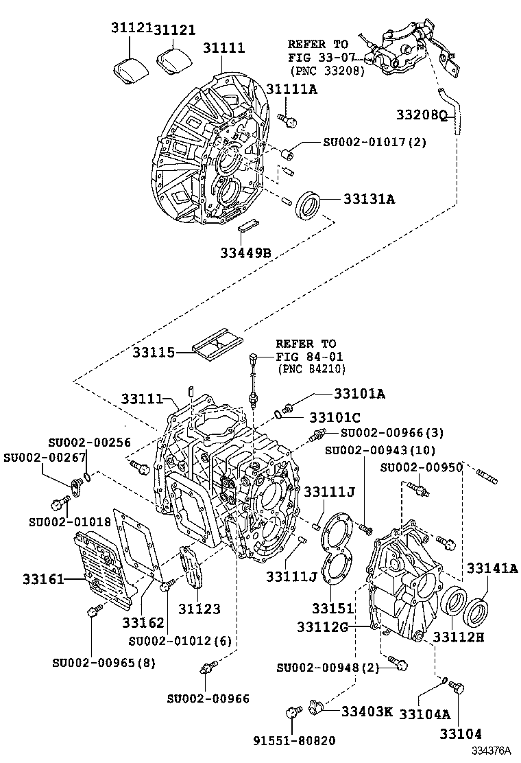  DYNA TOYOACE |  CLUTCH HOUSING TRANSMISSION CASE MTM