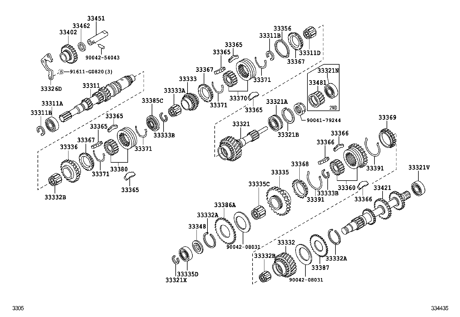  PIXIS VAN |  TRANSMISSION GEAR MTM