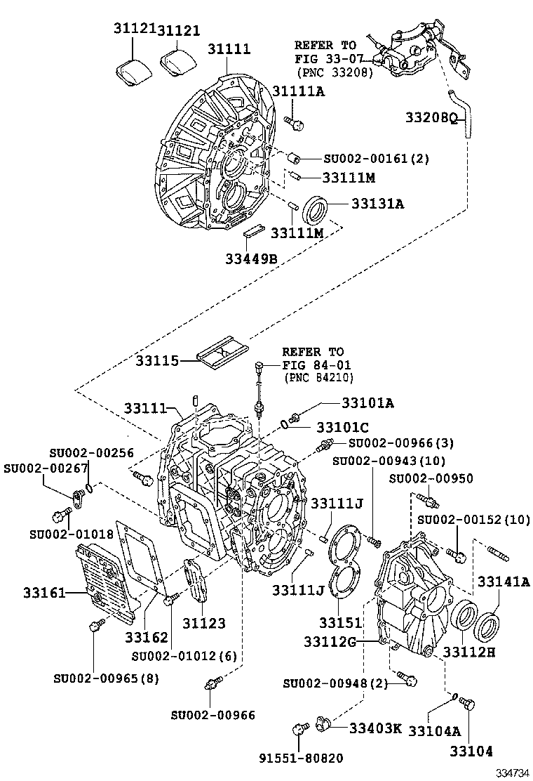  DYNA TOYOACE |  CLUTCH HOUSING TRANSMISSION CASE MTM