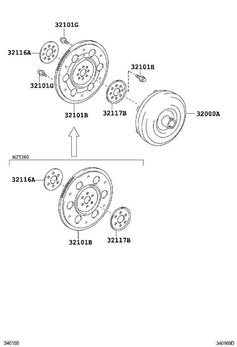 PREMIO ALLION | TORQUE CONVERTER FRONT OIL PUMP CVT
