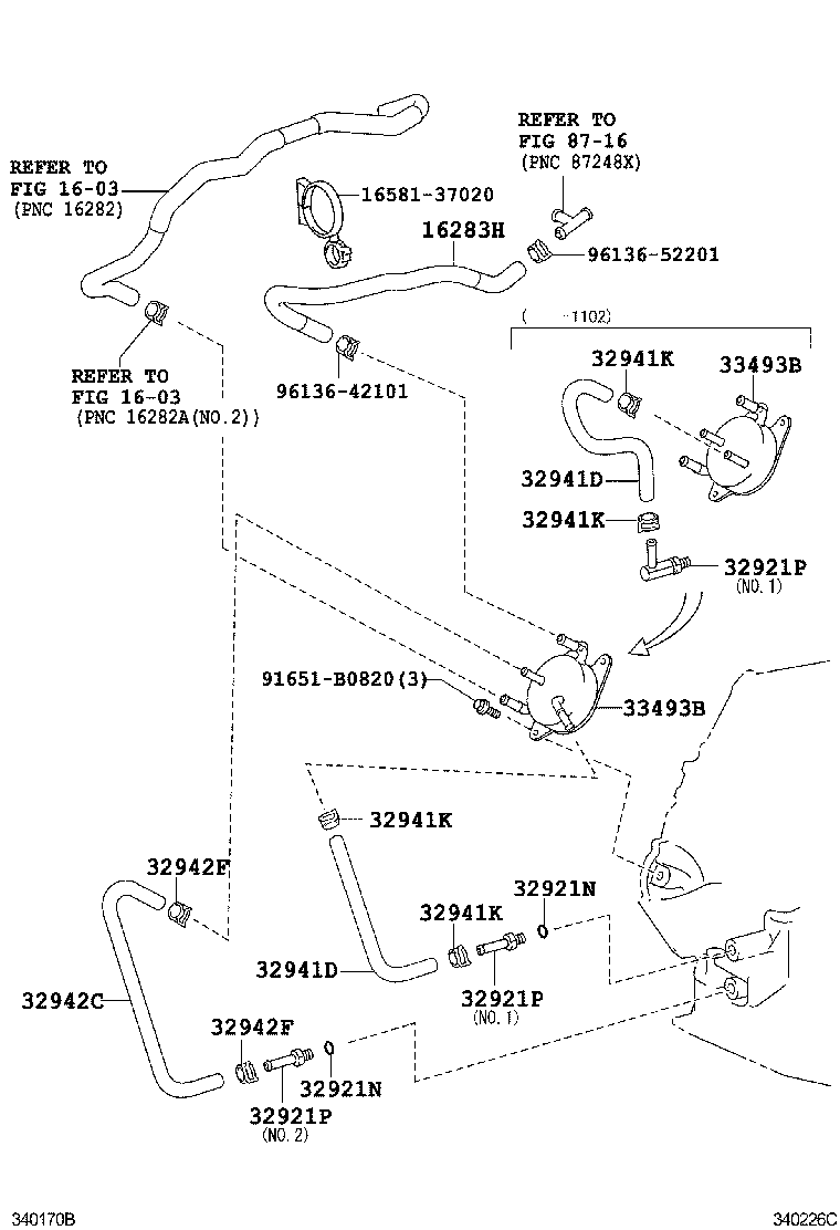  ISIS |  OIL COOLER TUBE CVT