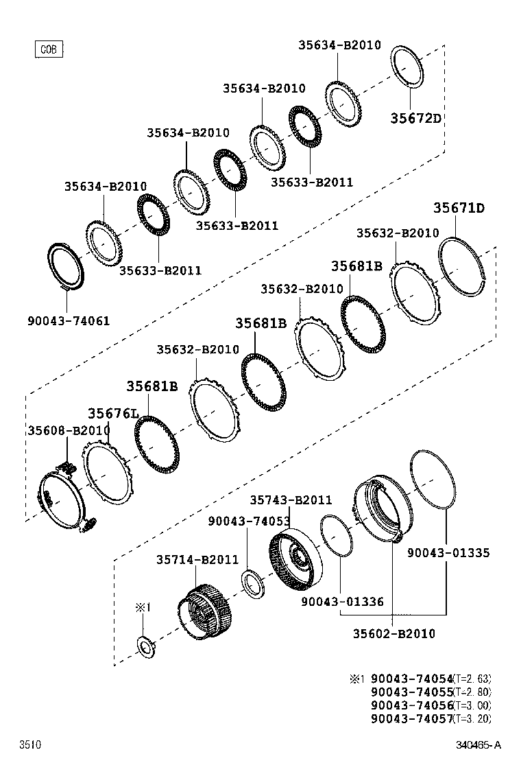  PIXIS SPACE |  TRANSAXLE ASSY CVT