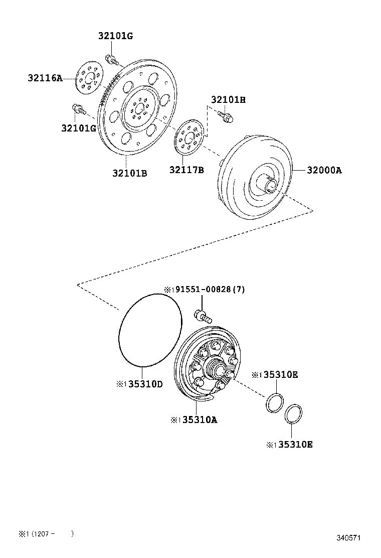  WISH |  TORQUE CONVERTER FRONT OIL PUMP CVT