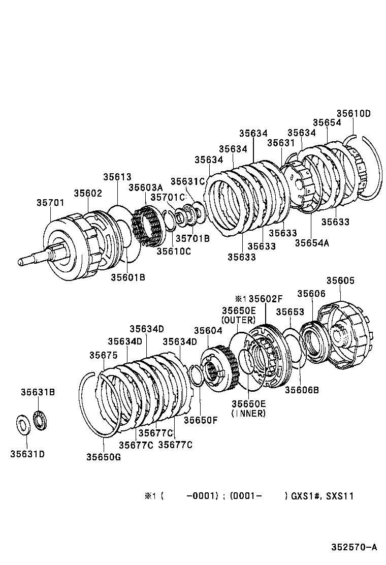 CROWN COMFORT SED | BRAKE BAND MULTIPLE DISC CLUTCH ATM