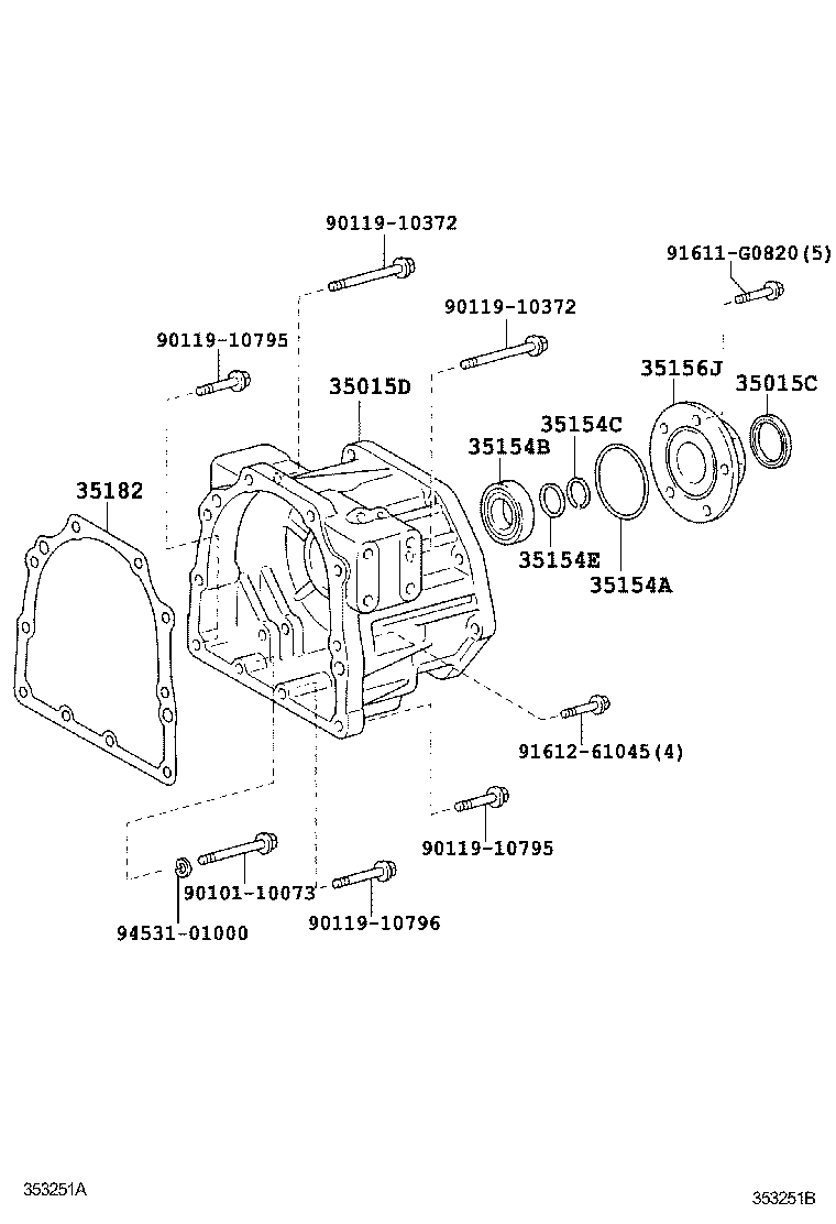 DYNA TOYOACE | EXTENSION HOUSING ATM