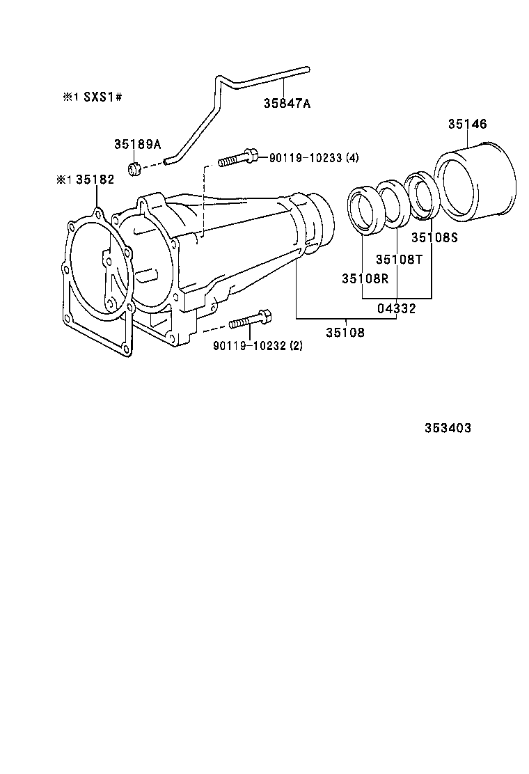  CROWN COMFORT SED |  EXTENSION HOUSING ATM