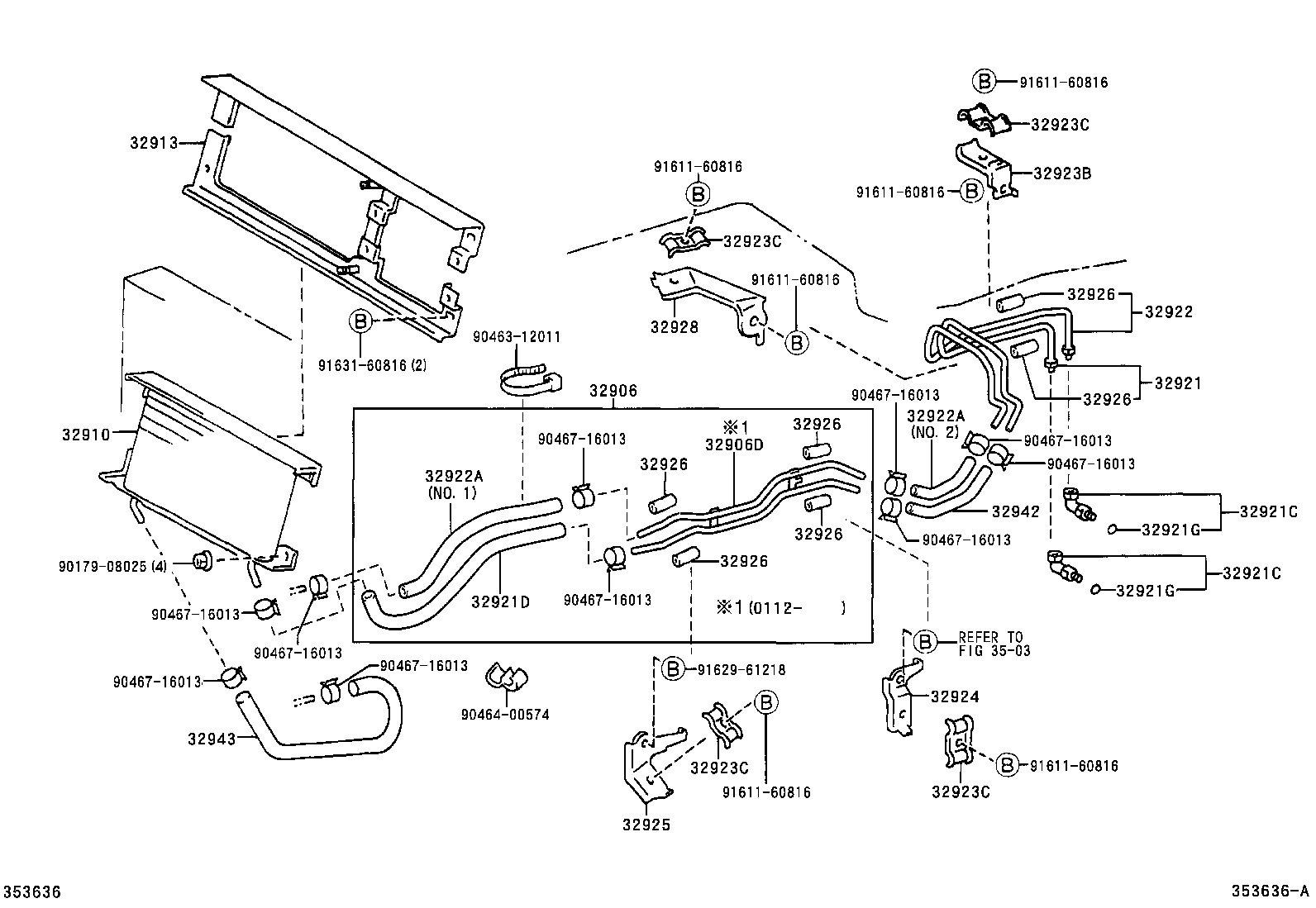  COASTER |  OIL COOLER TUBE ATM