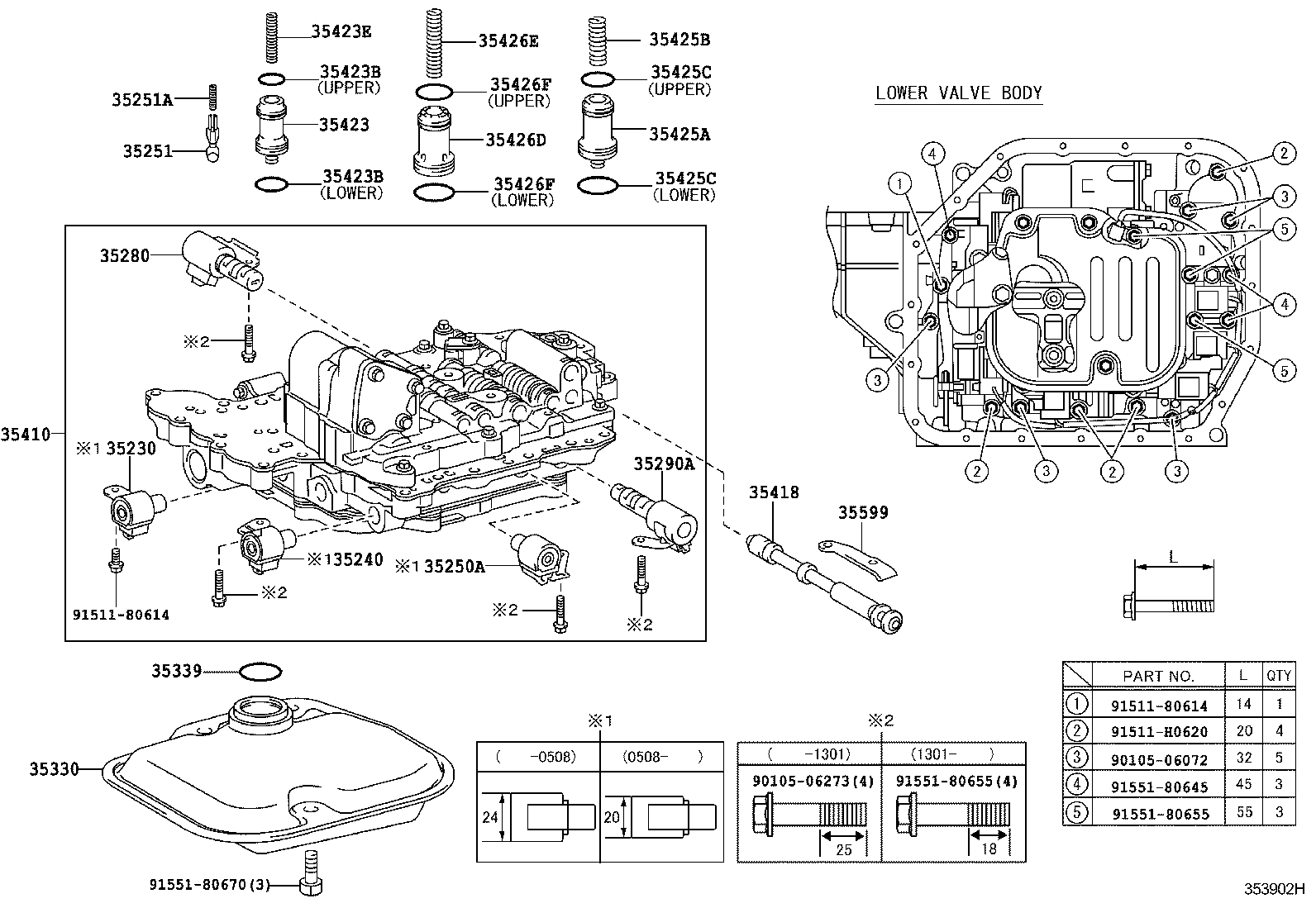  PROBOX SUCCEED |  VALVE BODY OIL STRAINER ATM