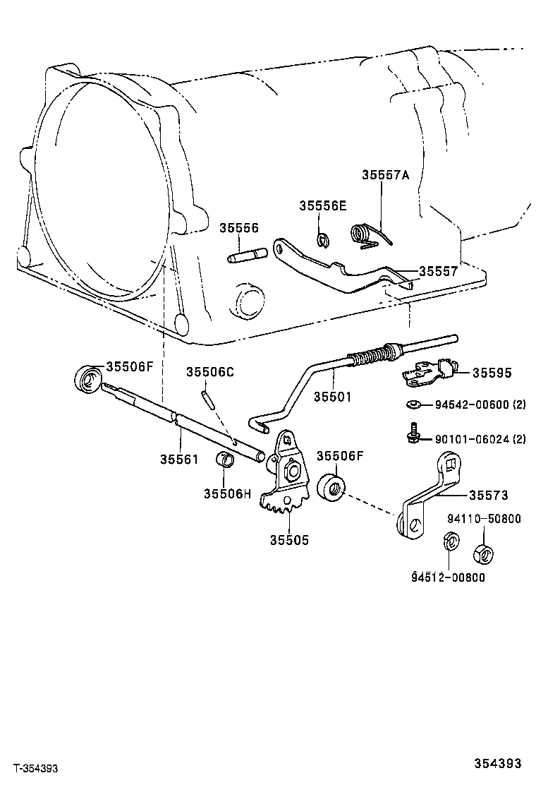  DYNA TOYOACE |  THROTTLE LINK VALVE LEVER ATM