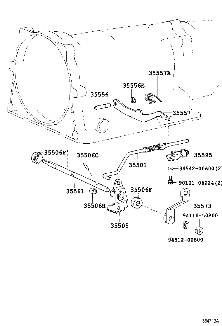  HIACE REGIUSACE |  THROTTLE LINK VALVE LEVER ATM