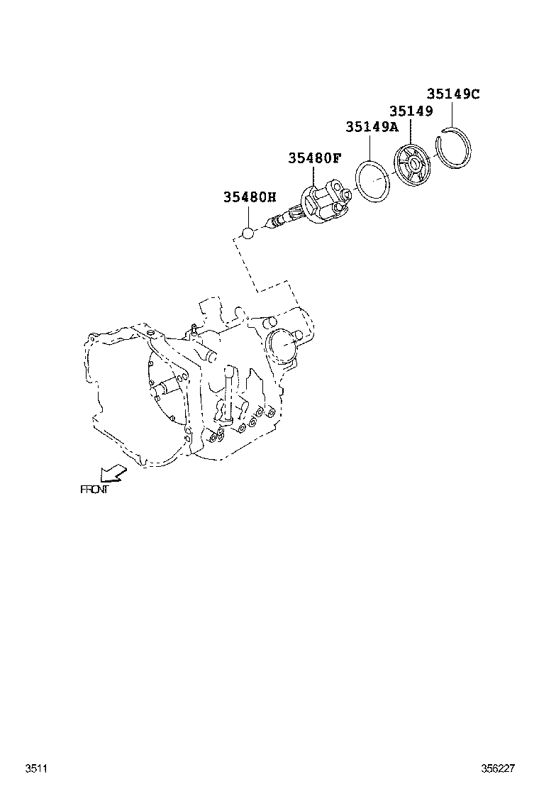  PIXIS VAN |  REAR OIL PUMP GOVERNOR ATM