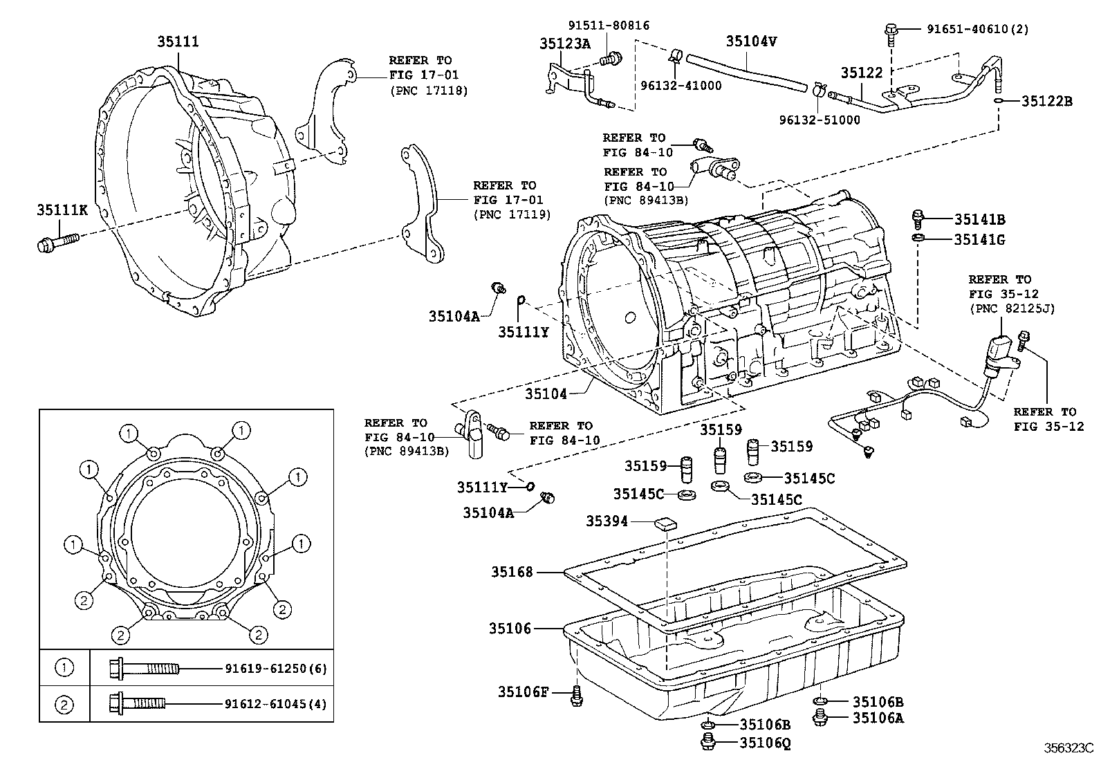  LAND CRUISER 200 202 |  TRANSMISSION CASE OIL PAN ATM