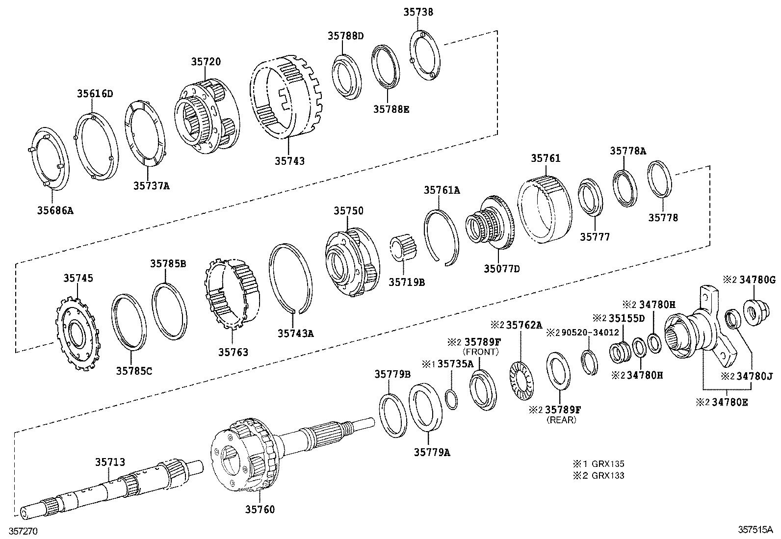 MARK X | PLANETARY GEAR REVERSE PISTON COUNTER GEAR ATM
