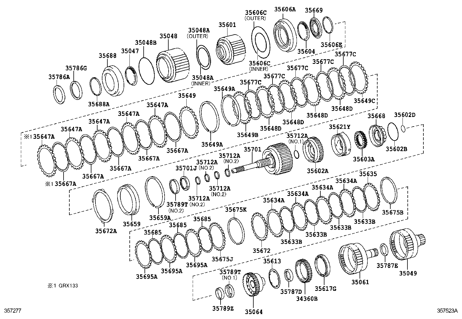 MARK X | BRAKE BAND MULTIPLE DISC CLUTCH ATM