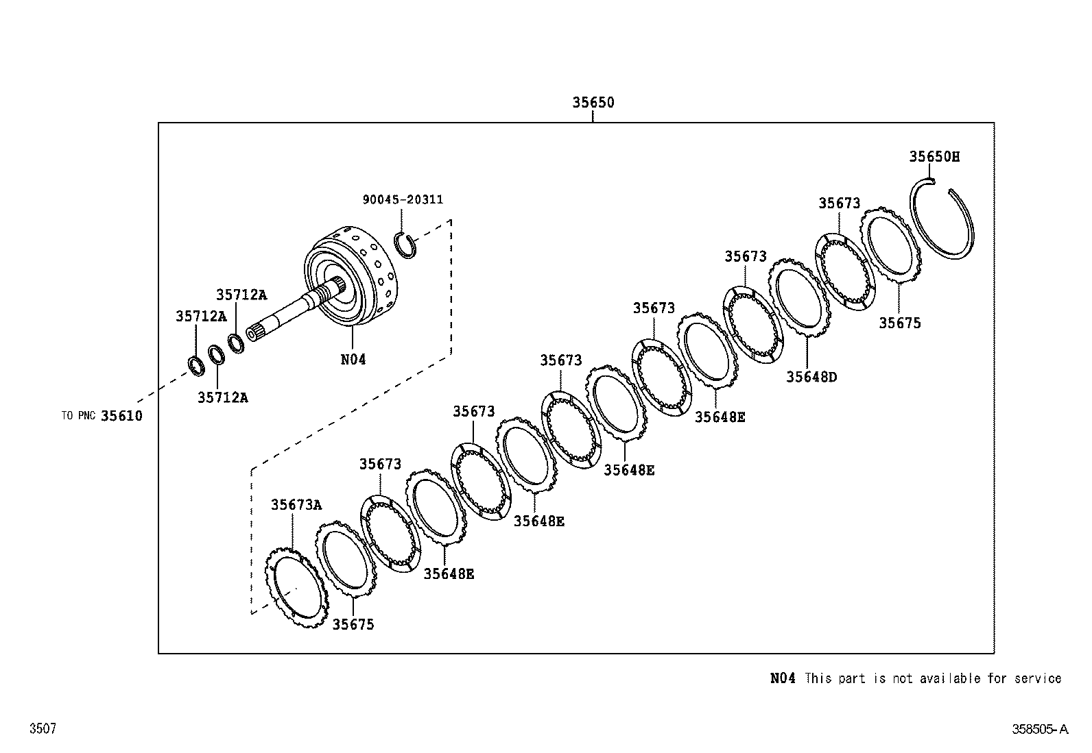  LITE TOWNACE |  BRAKE BAND MULTIPLE DISC CLUTCH ATM