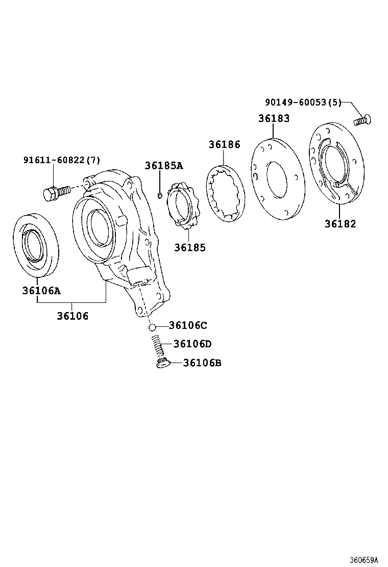  DYNA TOYOACE |  TRANSFER OIL PUMP