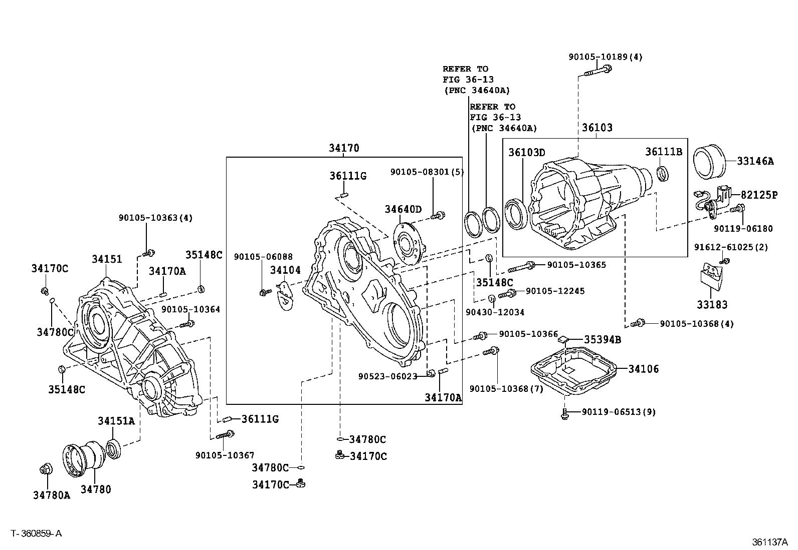  IS250 350 |  TRANSFER CASE EXTENSION HOUSING