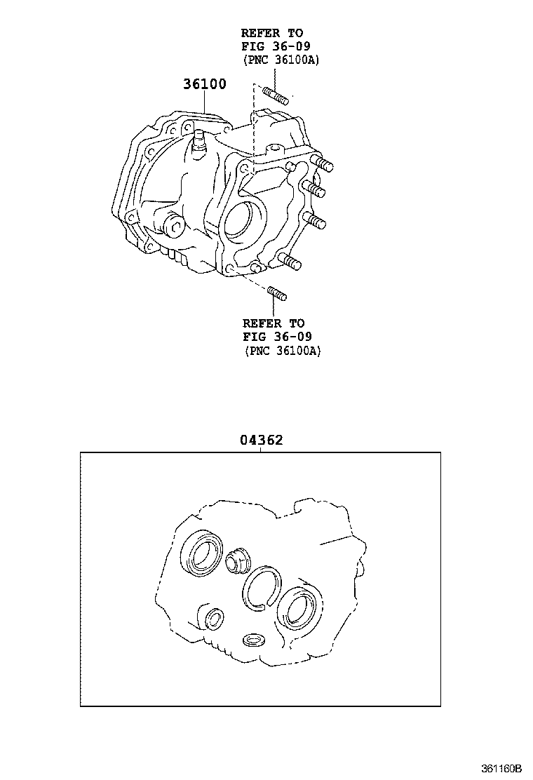  RAV4 VANGUARD |  TRANSFER ASSEMBLY GASKET KIT