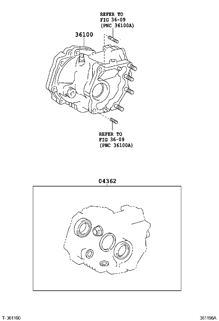  ESTIMA |  TRANSFER ASSEMBLY GASKET KIT