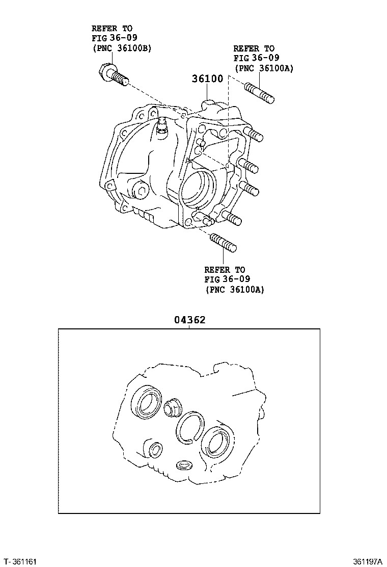  ESTIMA |  TRANSFER ASSEMBLY GASKET KIT