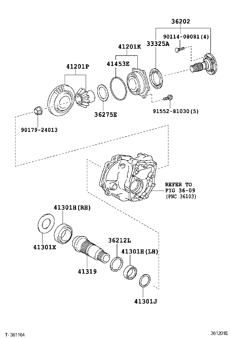  ESTIMA |  TRANSFER GEAR
