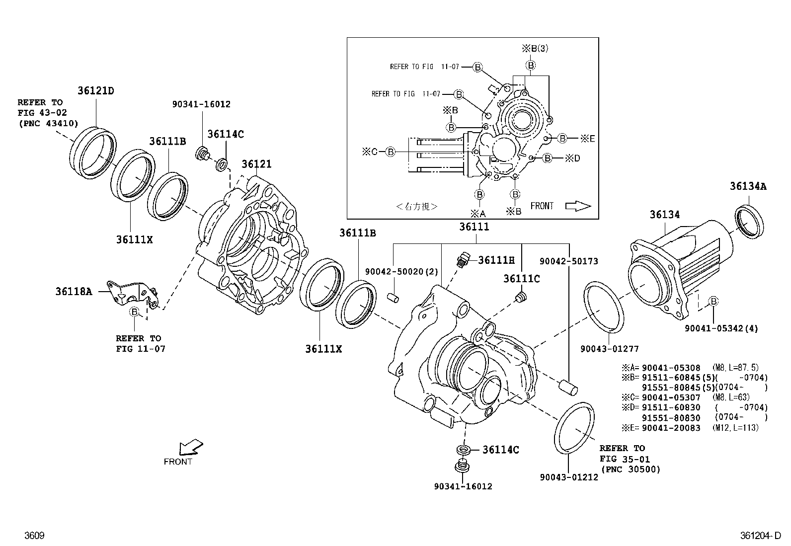  BB |  TRANSFER CASE EXTENSION HOUSING