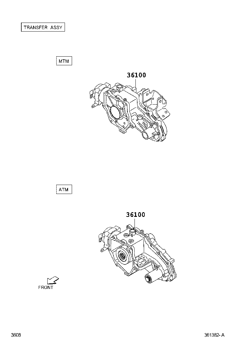  PIXIS VAN |  TRANSFER ASSEMBLY GASKET KIT