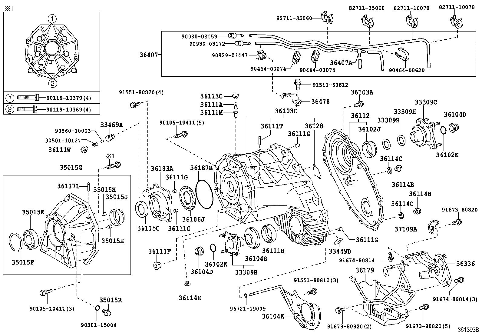  LAND CRUISER 200 202 |  TRANSFER CASE EXTENSION HOUSING