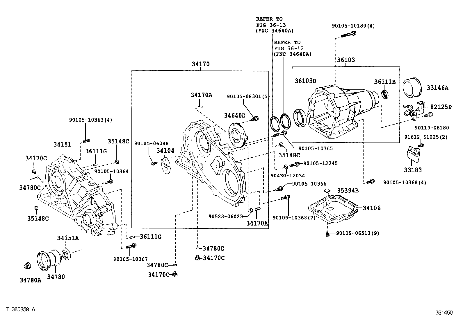  CROWN |  TRANSFER CASE EXTENSION HOUSING