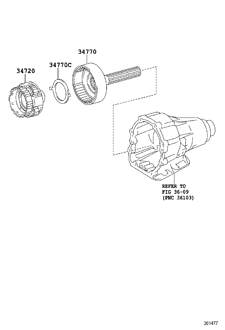  IS250 350 |  FRONT DRIVE CLUTCH GEAR