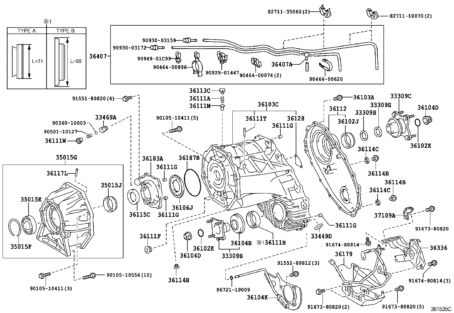  LAND CRUISER 200 202 |  TRANSFER CASE EXTENSION HOUSING