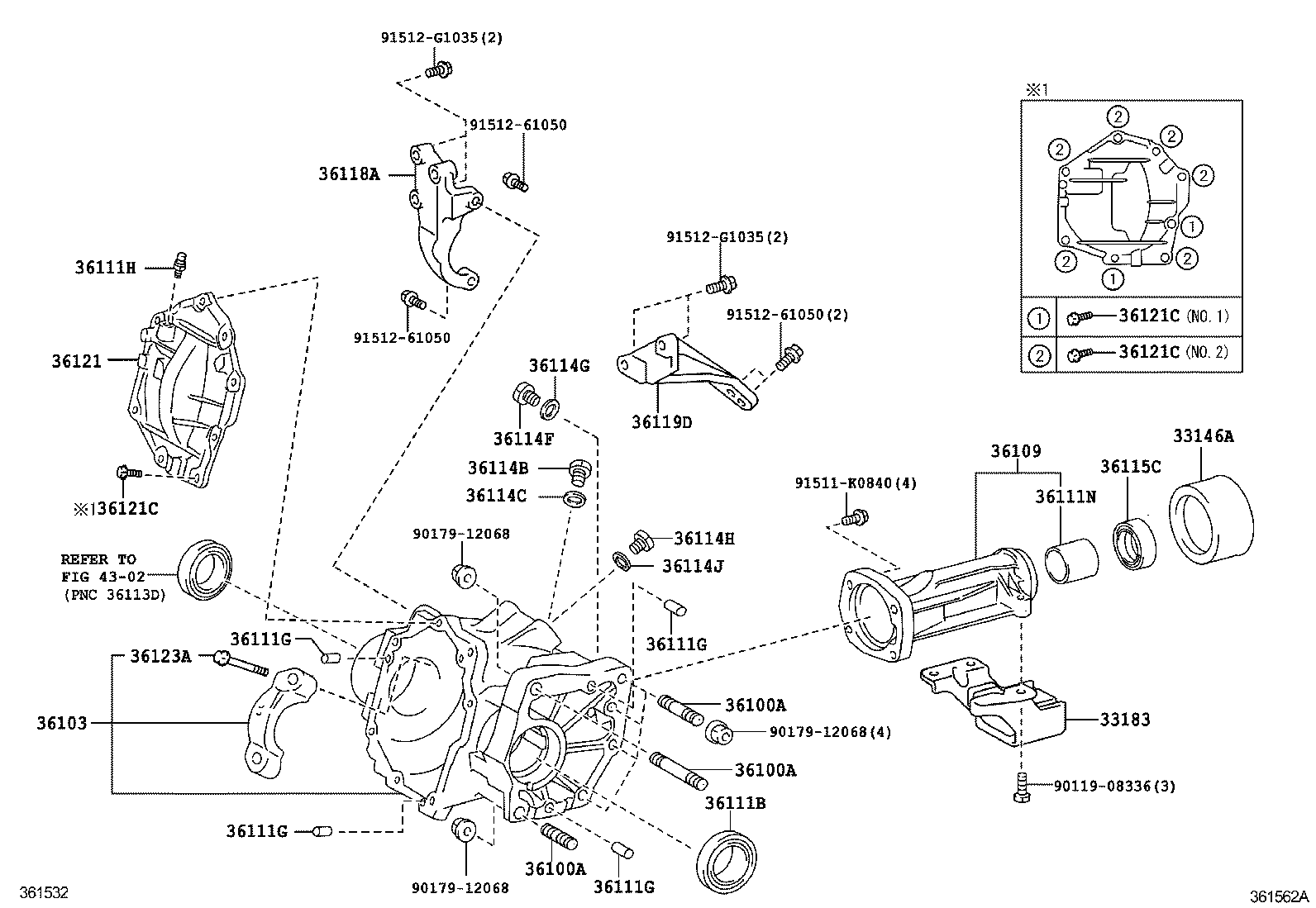  ISIS |  TRANSFER CASE EXTENSION HOUSING