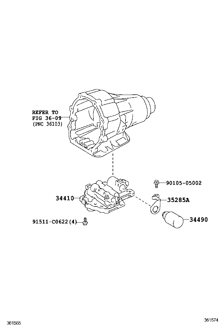  CROWN |  TRANSFER VALVE BODY VALVE LEVER