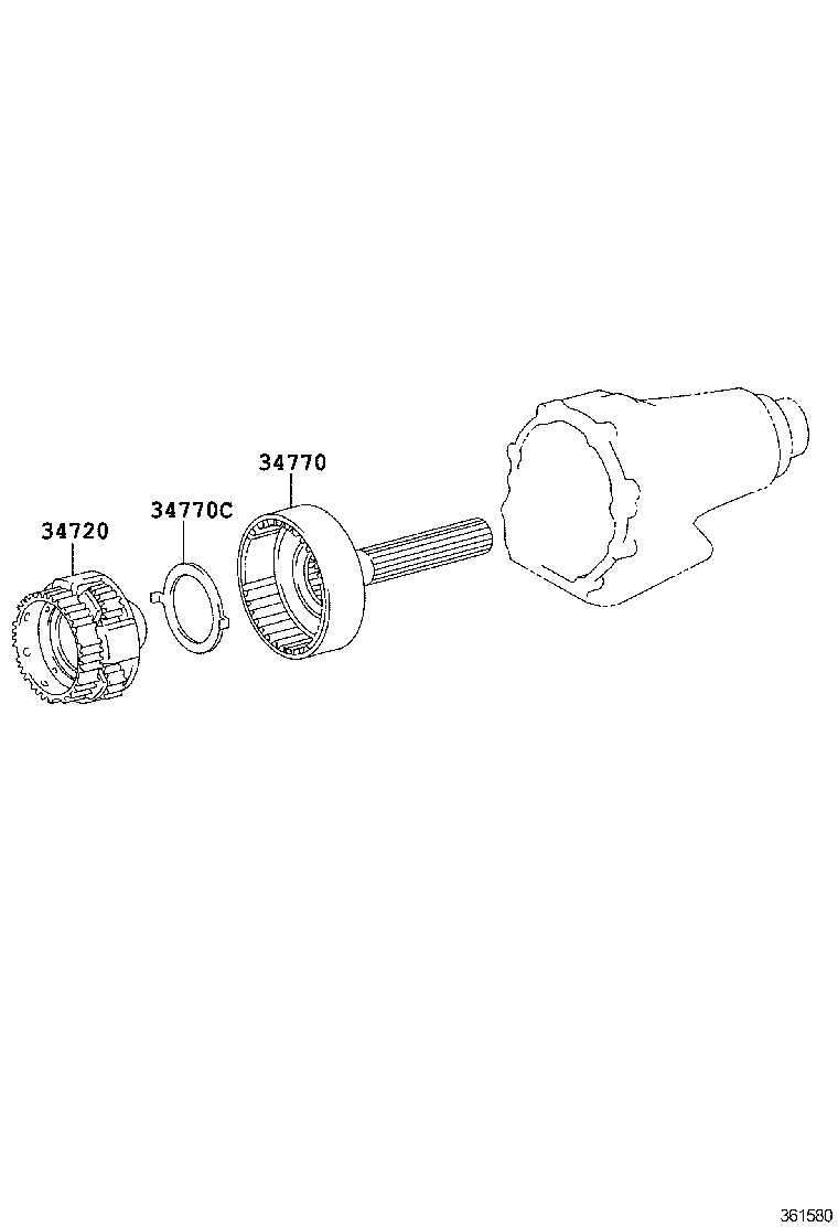 MARK X |  FRONT DRIVE CLUTCH GEAR