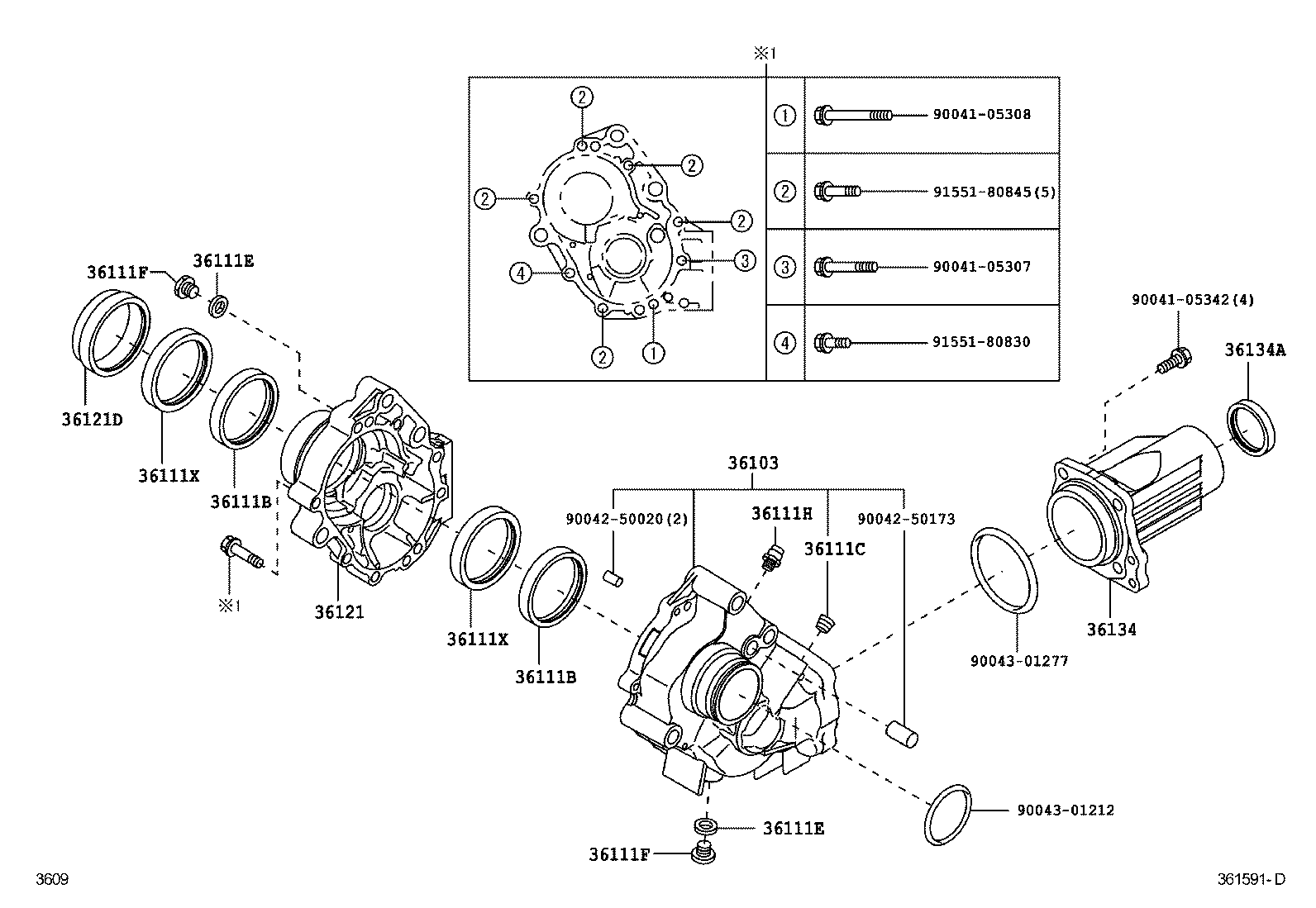  PASSO |  TRANSFER CASE EXTENSION HOUSING