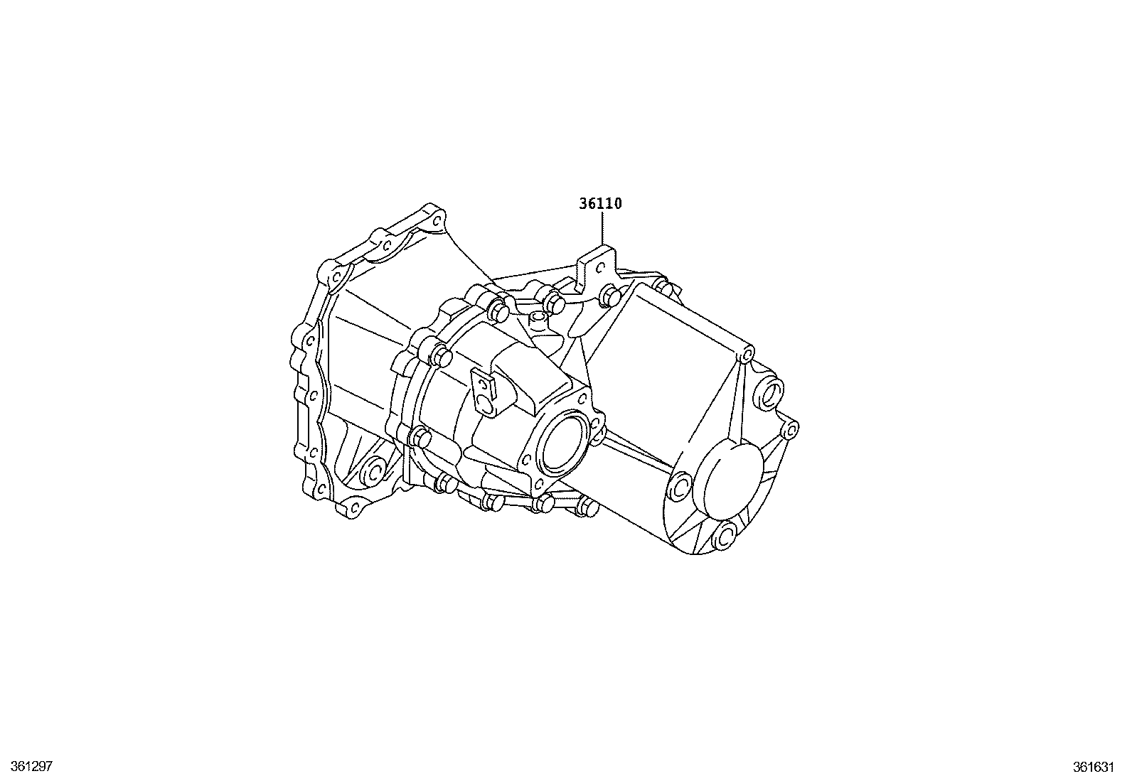  DYNA TOYOACE |  TRANSFER ASSEMBLY GASKET KIT