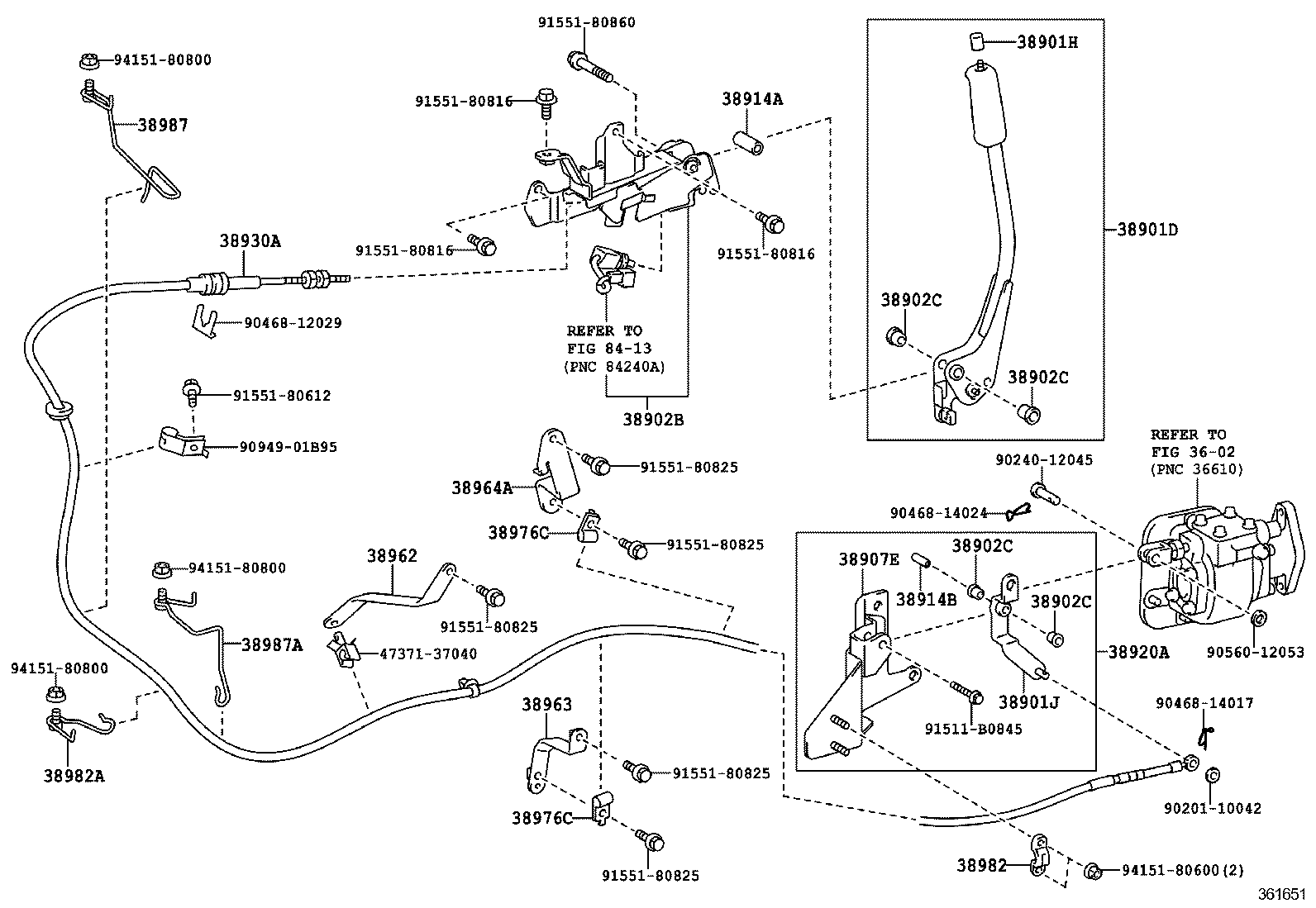  DYNA TOYOACE |  POWER TAKE OFF LEVER LINK
