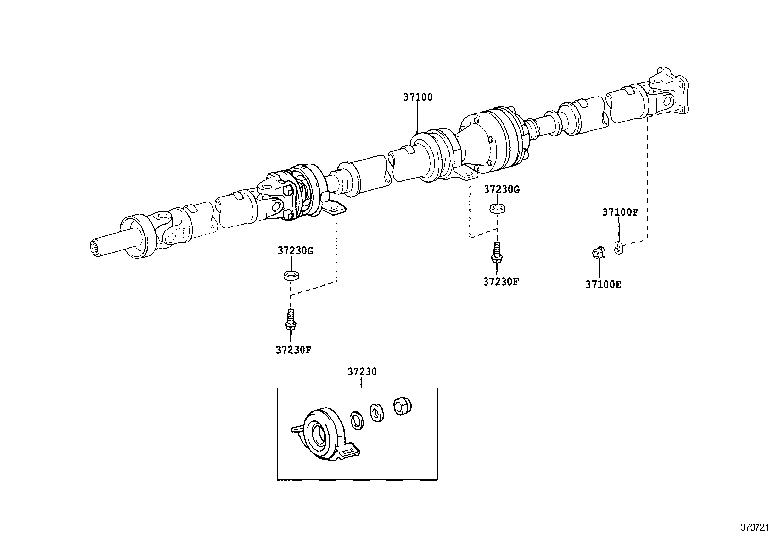  WISH |  PROPELLER SHAFT UNIVERSAL JOINT