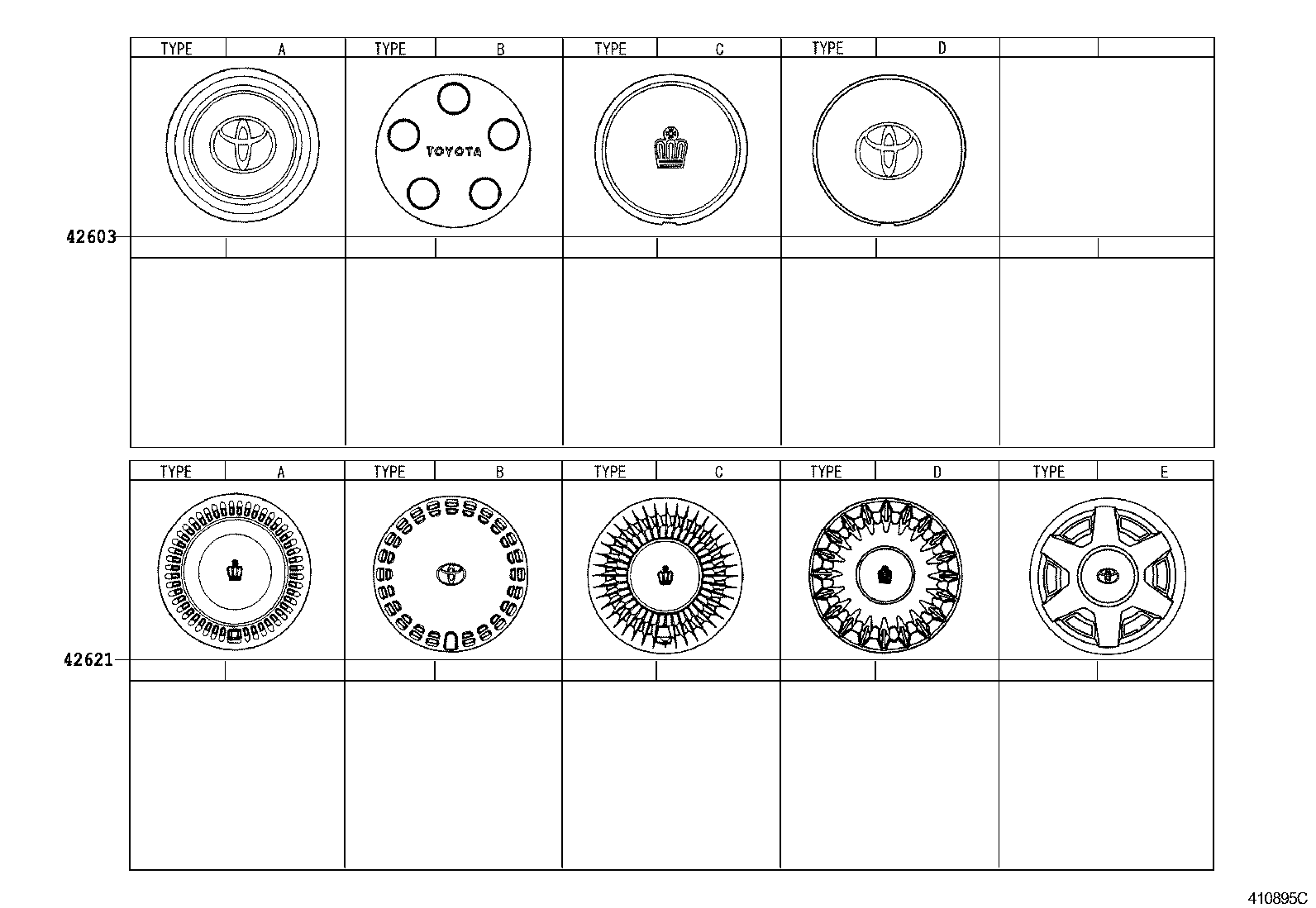  CROWN COMFORT SED |  DISC WHEEL WHEEL CAP