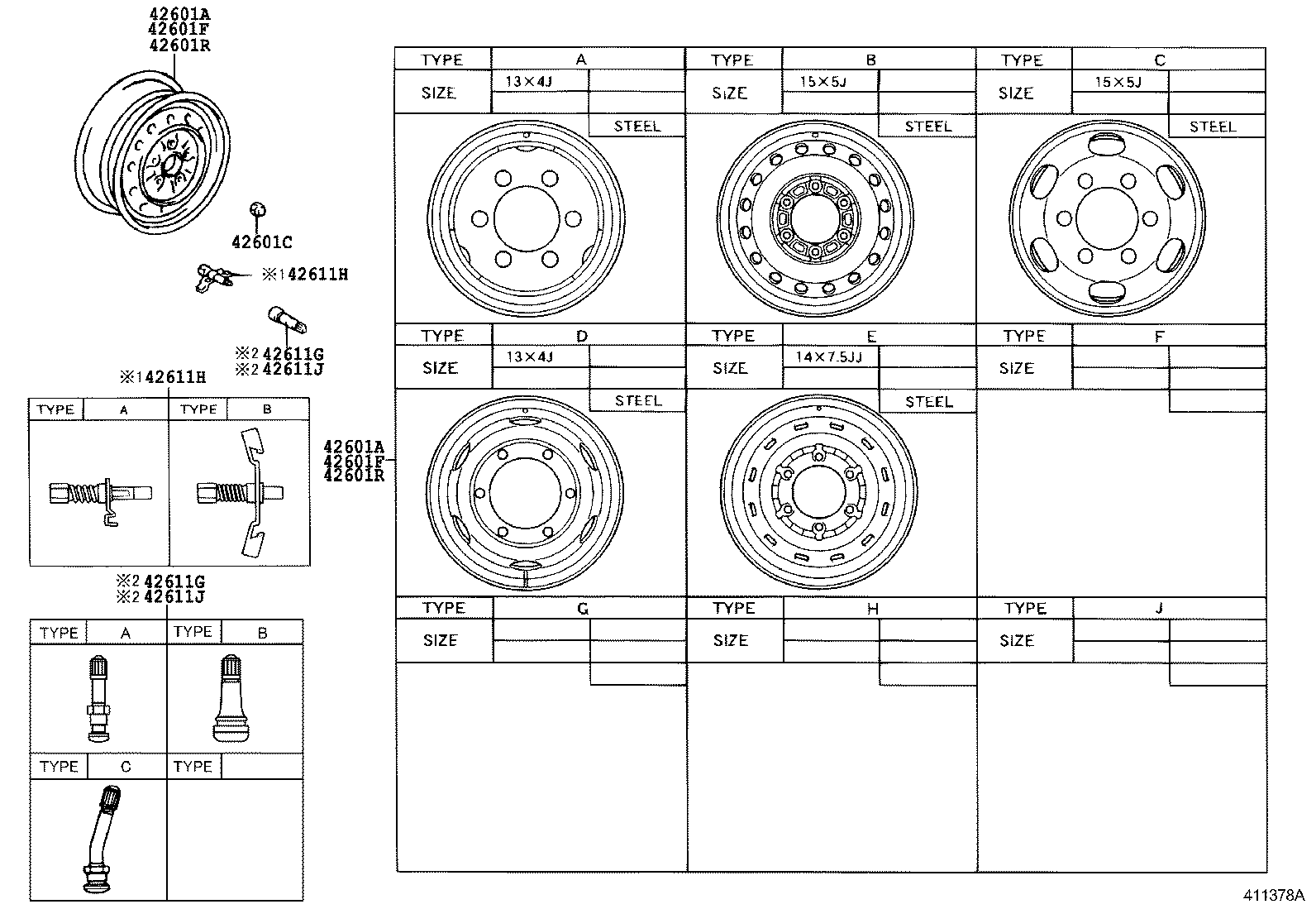 DYNA TOYOACE |  DISC WHEEL WHEEL CAP